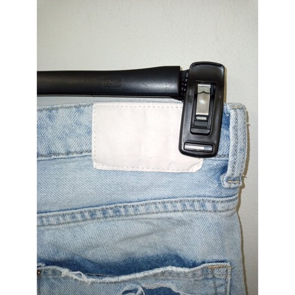 H&M Boyfriend Button Fly Destructed Jeans Size 4 - Picture 7 of 9